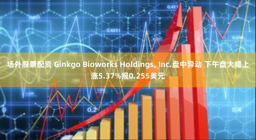 场外股票配资 Ginkgo Bioworks Holdings, Inc.盘中异动 下午盘大幅上涨5.37%报0.255美元