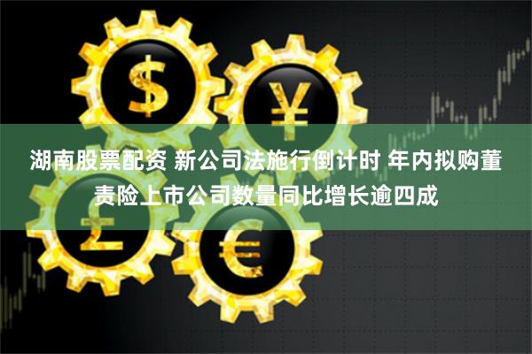 湖南股票配资 新公司法施行倒计时 年内拟购董责险上市公司数量同比增长逾四成