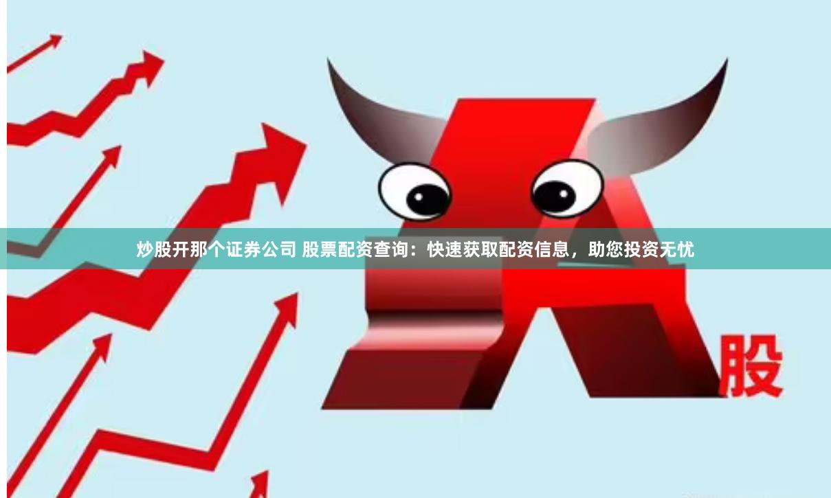 炒股开那个证券公司 股票配资查询：快速获取配资信息，助您投资无忧